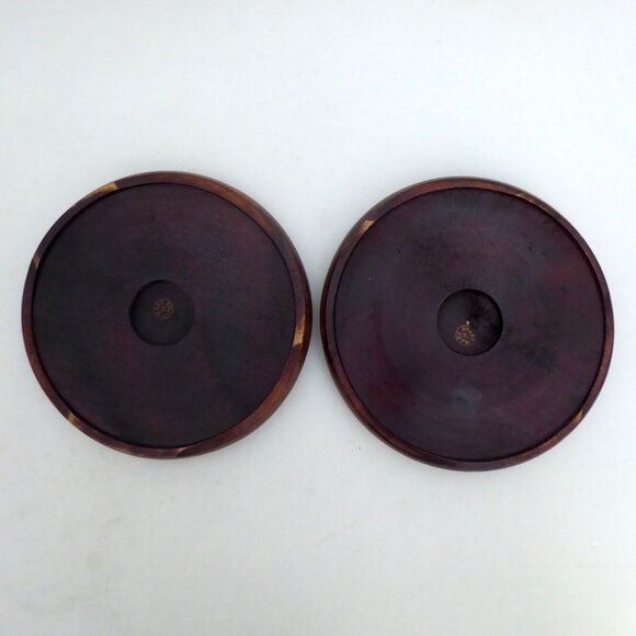 9” CHRISTMAS HOLIDAY CRANBERRY WREATH CANDLE HOLDER CENTERPIECE SET - Picture 14 of 15